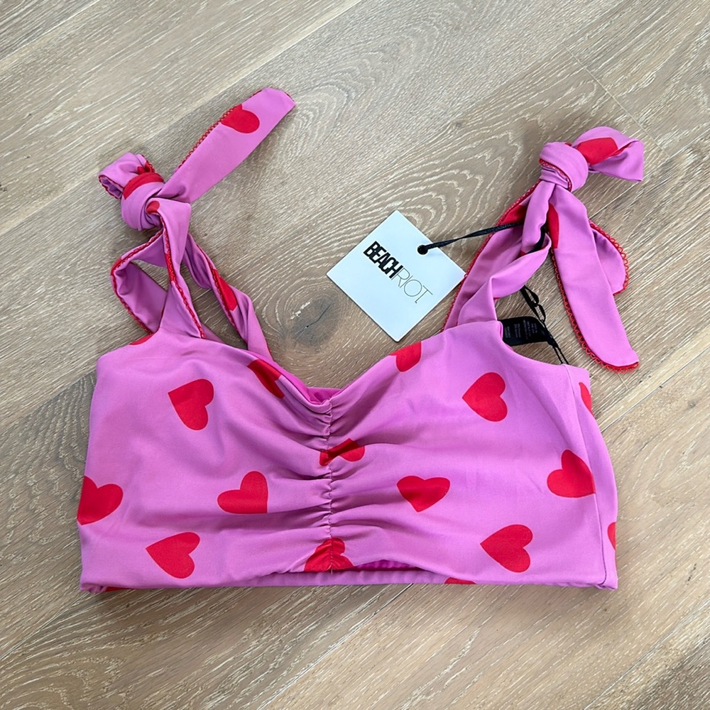 Beach Riot swim top